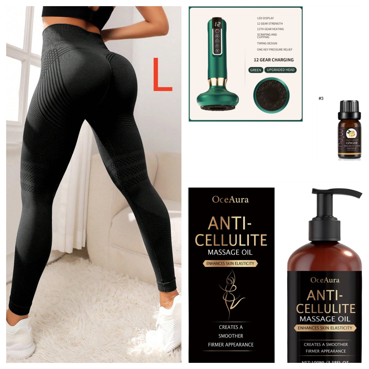 Electric Vacuum Cupping Body Massage Device